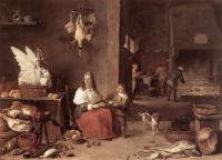 David Teniers the Younger - Kitchen Scene